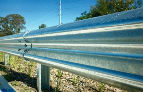 A guardrail installed by Anchor Fence.