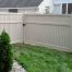 Residential white fence