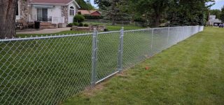 Residential Chain link fence