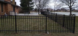 Residential Steel and aluminum fence