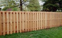 Residential wood fencing project.