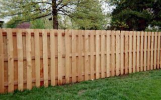 Residential wood fencing project.