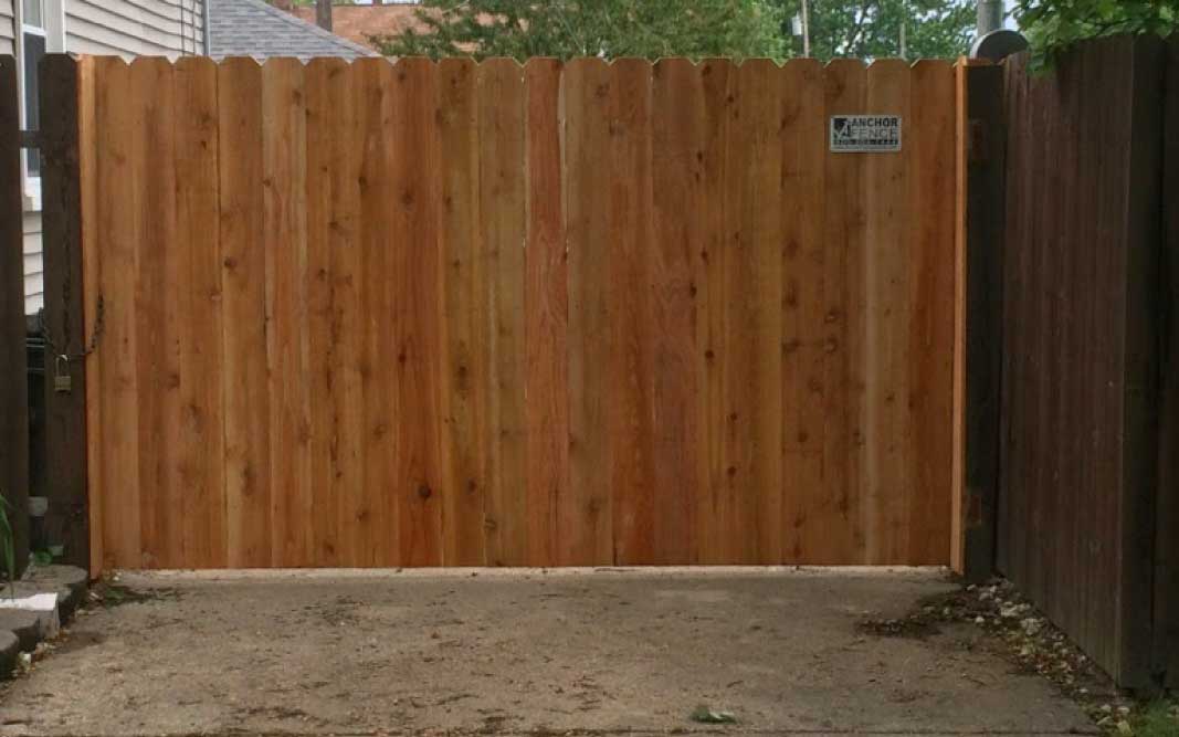 Residential Wood fence project #6