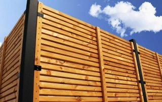 Residential wood fence services